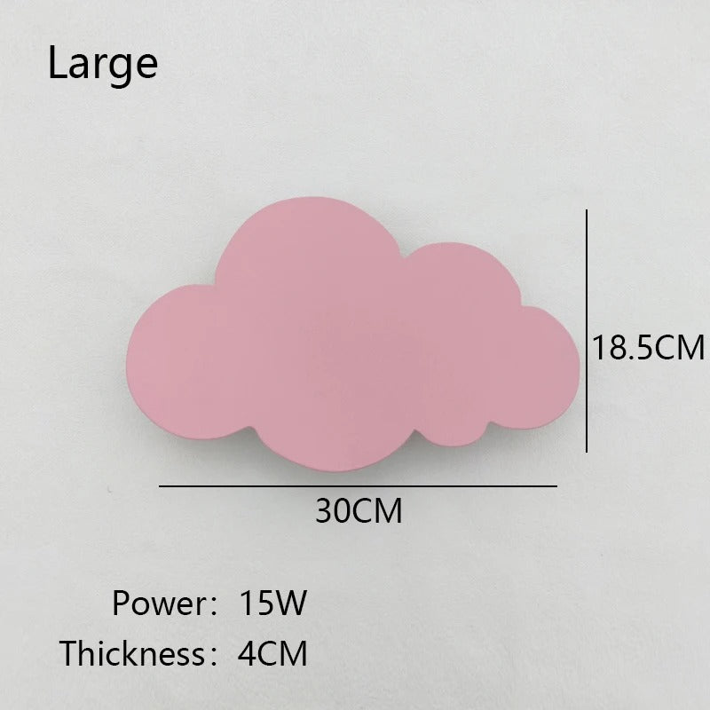 Wolk LED Wandlamp – Dimbare Wandverlichting met Speels Design voor Babykamer en Slaapkamer