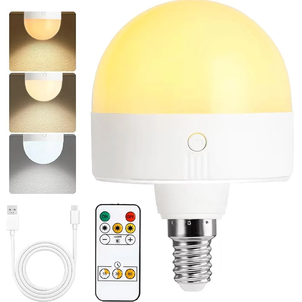 Vintage Glazen Wandlamp – Draadloos en Oplaadbaar met RGB LED – Decoratieve Wandverlichting met Afstandsbediening voor Woonkamer en Slaapkamer