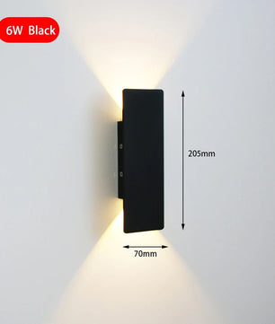 Moderne LED Wandlamp – Aluminium Binnenverlichting voor Slaapkamer, Woonkamer & Gang