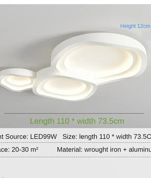 Minimalistische Witte LED Plafondlamp – Moderne Aluminium Plafondverlichting – Mat Design voor Woonkamer en Slaapkamer