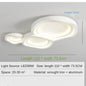 Minimalistische Witte LED Plafondlamp – Moderne Aluminium Plafondverlichting – Mat Design voor Woonkamer en Slaapkamer