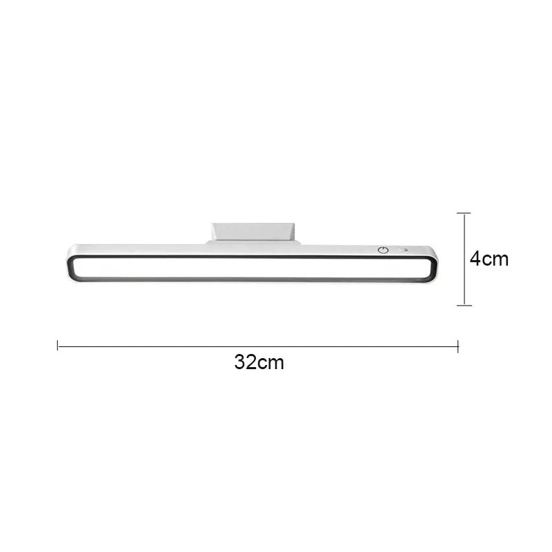 LED Bureaulamp met Magneet – USB Oplaadbaar, Traploos Dimbaar – Draadloze Leeslamp met 3 Kleurtemperaturen