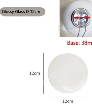 Moderne Glazen Wandlamp – Bauhaus Ronde Melkwitte Bal met G9 LED voor Slaapkamer en Woonkamer