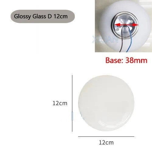 Moderne Glazen Wandlamp – Bauhaus Ronde Melkwitte Bal met G9 LED voor Slaapkamer en Woonkamer