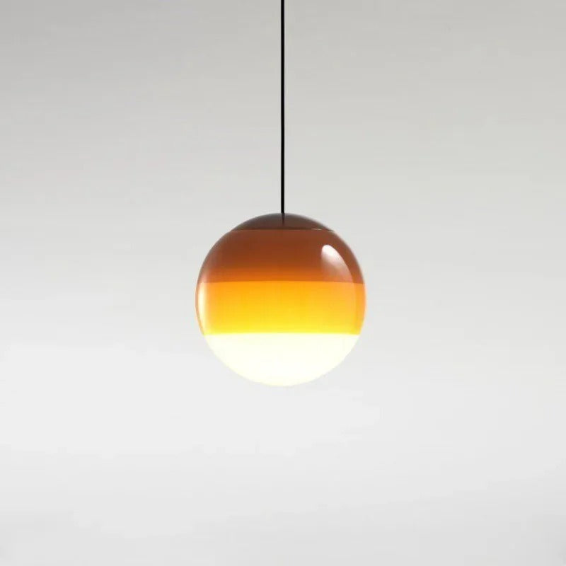 Nordic Kleurrijke Glazen Bol Hanglamp – Moderne LED Plafondlamp voor Eetkamer, Slaapkamer & Café
