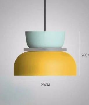 Moderne Macaron LED Hanglamp – Kleurrijke Plafondlamp voor Eetkamer, Slaapkamer & Café