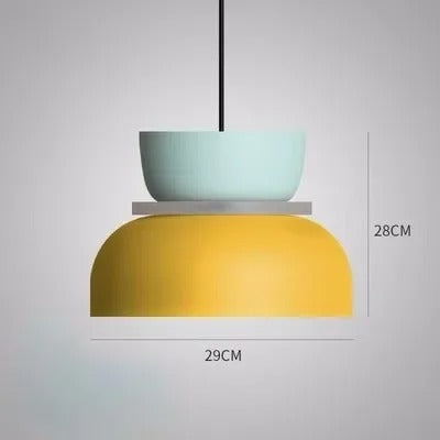 Moderne Macaron LED Hanglamp – Kleurrijke Plafondlamp voor Eetkamer, Slaapkamer & Café