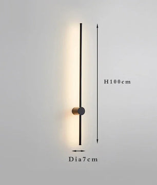 Nordic Wandlamp – Minimalistisch Metaal & LED, Luxe Design voor Woonkamer, Slaapkamer & Hotel