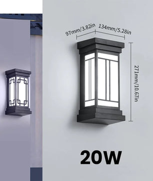 LED Buitenwandlamp met Bewegingssensor – Waterdicht IP66 voor Tuin, Veranda en Entree