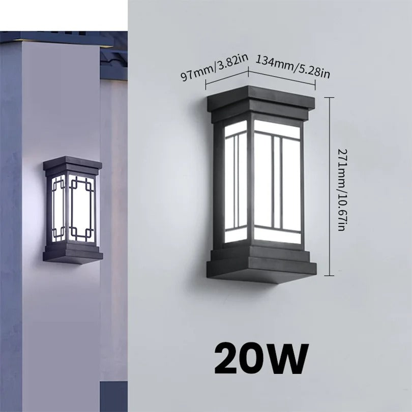 LED Buitenwandlamp met Bewegingssensor – Waterdicht IP66 voor Tuin, Veranda en Entree