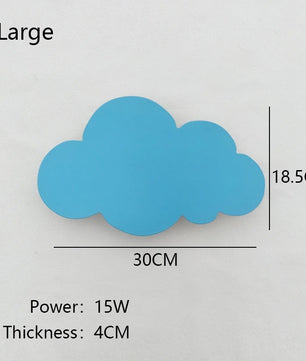 Wolk LED Wandlamp – Dimbare Wandverlichting met Speels Design voor Babykamer en Slaapkamer