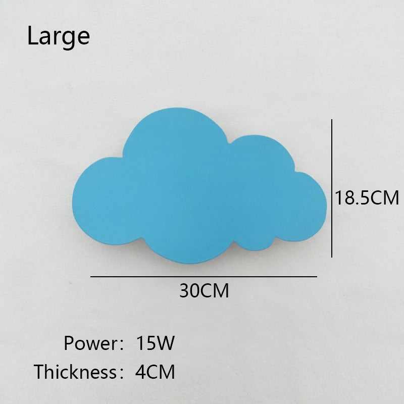 Wolk LED Wandlamp – Dimbare Wandverlichting met Speels Design voor Babykamer en Slaapkamer