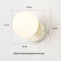 Scandinavische Wandlamp – Minimalistische LED Wandverlichting met Wit Glas en G9 Fitting voor Slaapkamer, Gang en Woonkamer