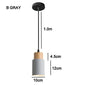 Nordic Moderne LED Hanglamp – Aluminium & Hout Plafondlamp voor Keuken, Bar & Woonkamer