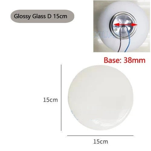 Moderne Glazen Wandlamp – Bauhaus Ronde Melkwitte Bal met G9 LED voor Slaapkamer en Woonkamer