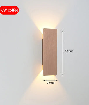 Moderne LED Wandlamp – Aluminium Binnenverlichting voor Slaapkamer, Woonkamer & Gang