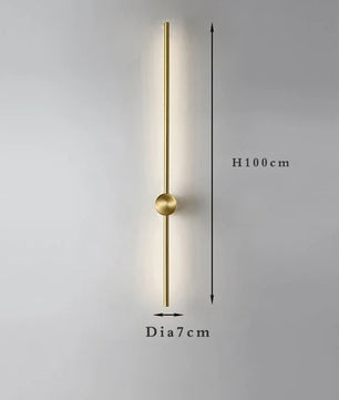 Nordic Wandlamp – Minimalistisch Metaal & LED, Luxe Design voor Woonkamer, Slaapkamer & Hotel