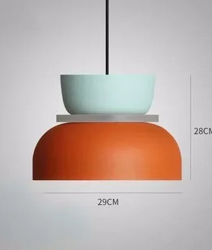 Moderne Macaron LED Hanglamp – Kleurrijke Plafondlamp voor Eetkamer, Slaapkamer & Café