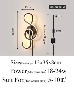 Moderne Minimalistische LED Wandlamp – Strakke Aluminium Wandverlichting met 3 Lichtkleuren voor Slaapkamer, Woonkamer en Gang