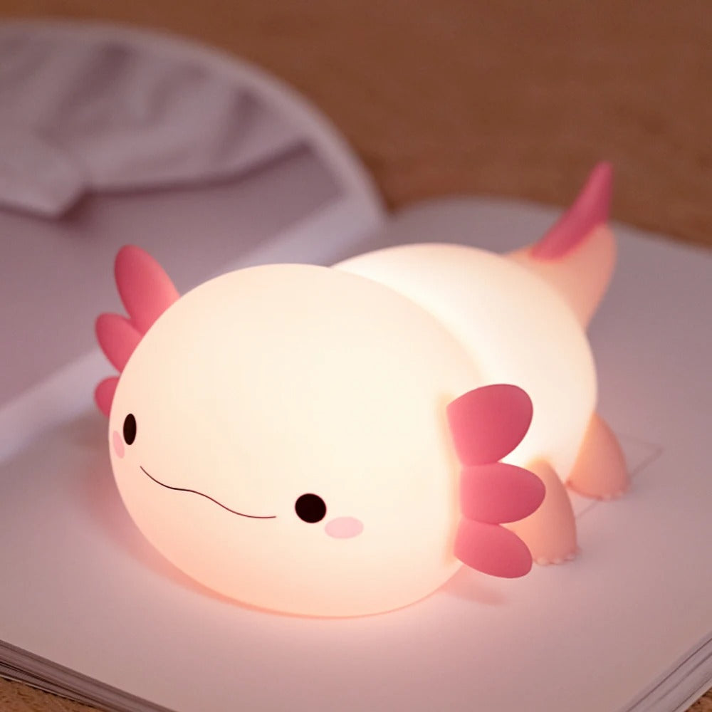 Schattig Eend of Capibara Nachtlampje – Zacht Siliconen Kinderlampje met Touchbediening en Oplaadbare Batterij
