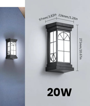 LED Buitenwandlamp met Bewegingssensor – Waterdicht IP66 voor Tuin, Veranda en Entree