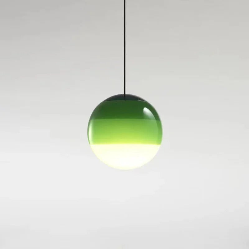 Nordic Kleurrijke Glazen Bol Hanglamp – Moderne LED Plafondlamp voor Eetkamer, Slaapkamer & Café