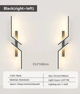 Moderne LED Wandlamp – Up en Down Verlichting voor Woonkamer en Slaapkamer