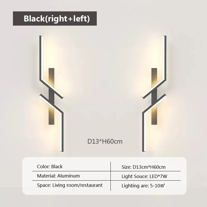 Moderne LED Wandlamp – Up en Down Verlichting voor Woonkamer en Slaapkamer