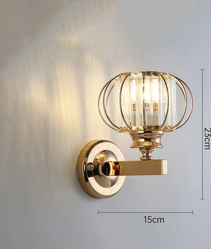 Glazen Ster Wandlamp – Moderne LED Wandverlichting van Glas en Metaal – Decoratieve Sfeerlamp voor Slaapkamer en Woonkamer