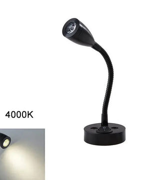 12V LED Leeslamp voor Camper, Caravan, Boot & Vrachtwagen – Aluminium Wandlamp, Warm/Koud Wit, 3W