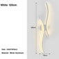 Nordic LED Wandlamp – Minimalistisch Scandinavisch Design – Zwart – Sfeervolle Wandverlichting voor Slaapkamer, Woonkamer en Gang