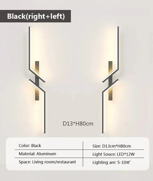 Moderne LED Wandlamp – Up en Down Verlichting voor Woonkamer en Slaapkamer