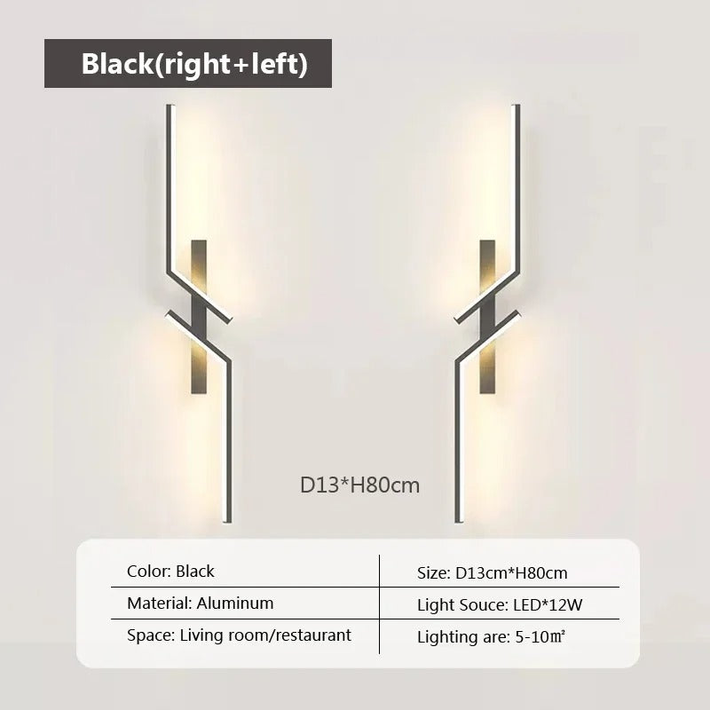Moderne LED Wandlamp – Up en Down Verlichting voor Woonkamer en Slaapkamer