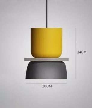 Moderne Macaron LED Hanglamp – Kleurrijke Plafondlamp voor Eetkamer, Slaapkamer & Café