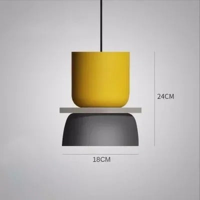 Moderne Macaron LED Hanglamp – Kleurrijke Plafondlamp voor Eetkamer, Slaapkamer & Café