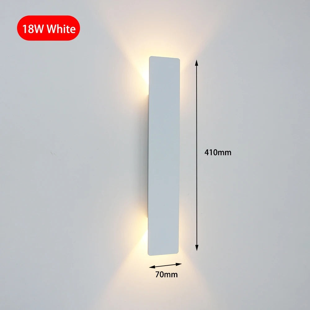 Moderne LED Wandlamp – Aluminium Binnenverlichting voor Slaapkamer, Woonkamer & Gang