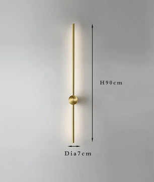 Nordic Wandlamp – Minimalistisch Metaal & LED, Luxe Design voor Woonkamer, Slaapkamer & Hotel