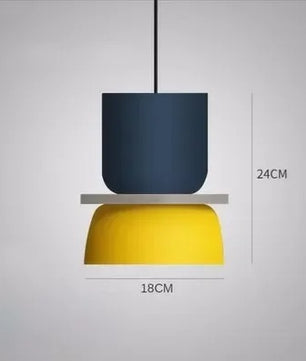 Moderne Macaron LED Hanglamp – Kleurrijke Plafondlamp voor Eetkamer, Slaapkamer & Café
