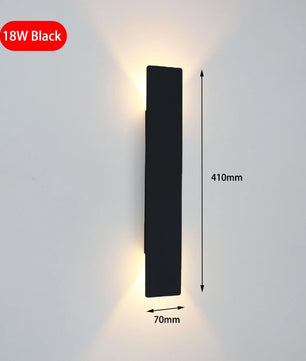 Moderne LED Wandlamp – Aluminium Binnenverlichting voor Slaapkamer, Woonkamer & Gang