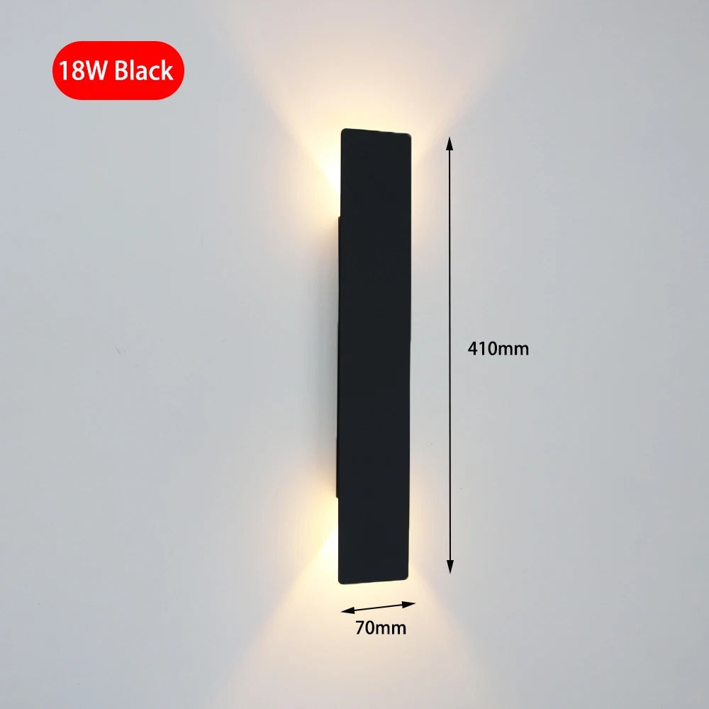 Moderne LED Wandlamp – Aluminium Binnenverlichting voor Slaapkamer, Woonkamer & Gang