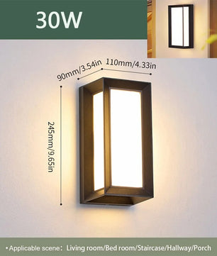 LED Buitenwandlamp met Bewegingssensor – Waterdicht IP66 voor Tuin, Veranda en Entree