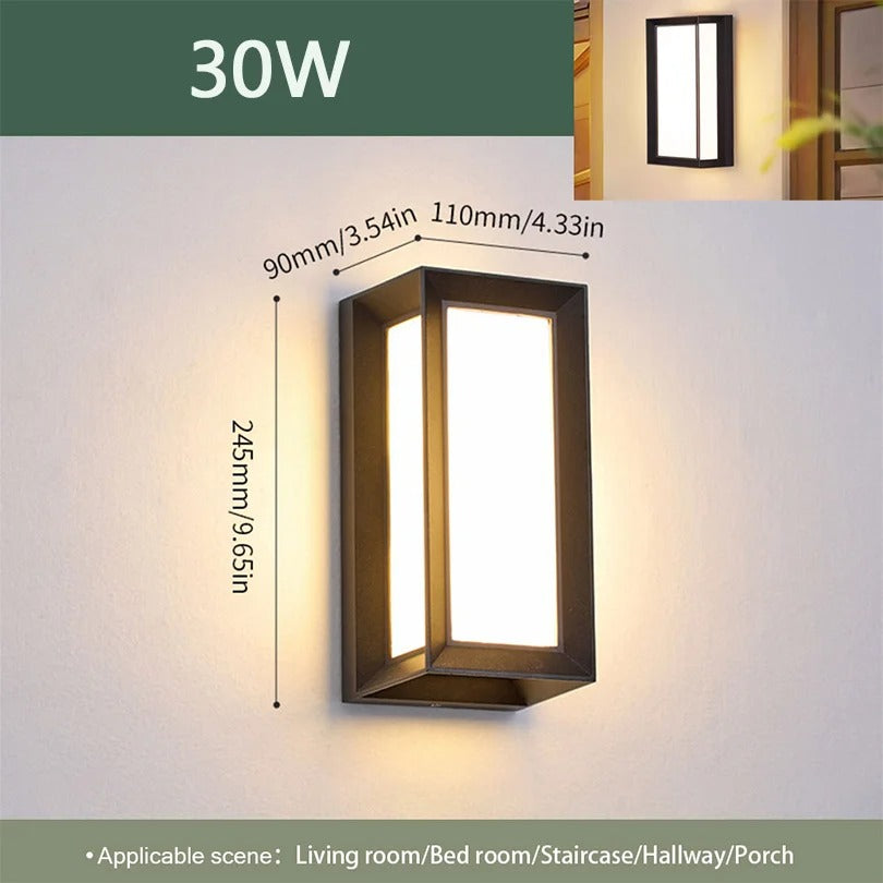 LED Buitenwandlamp met Bewegingssensor – Waterdicht IP66 voor Tuin, Veranda en Entree