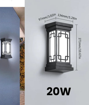 LED Buitenwandlamp met Bewegingssensor – Waterdicht IP66 voor Tuin, Veranda en Entree