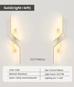 Moderne LED Wandlamp – Up en Down Verlichting voor Woonkamer en Slaapkamer