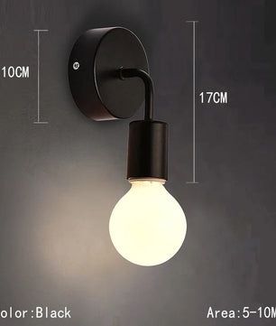 LED Glazen Bol Wandlamp – Metalen Design Wandverlichting in Goud of Zwart – Moderne Sfeerlamp voor Woonkamer en Slaapkamer