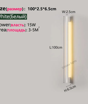 Moderne LED Wandlamp – Minimalistisch Design met Geheugenfunctie voor Woonkamer en Slaapkamer