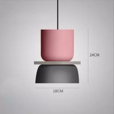 Moderne Macaron LED Hanglamp – Kleurrijke Plafondlamp voor Eetkamer, Slaapkamer & Café