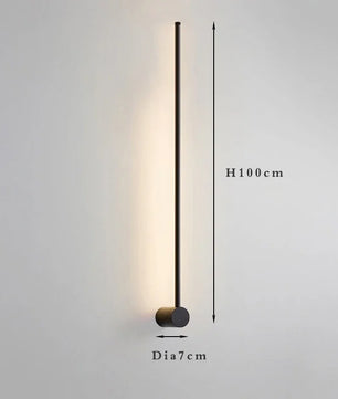 Nordic Wandlamp – Minimalistisch Metaal & LED, Luxe Design voor Woonkamer, Slaapkamer & Hotel