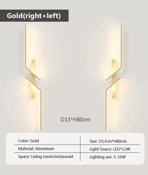 Moderne LED Wandlamp – Up en Down Verlichting voor Woonkamer en Slaapkamer
