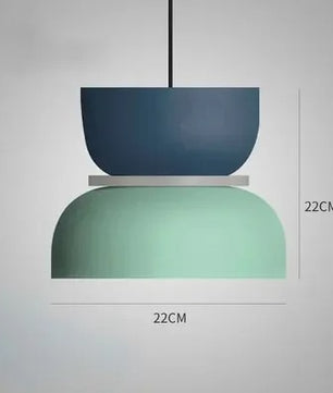 Moderne Macaron LED Hanglamp – Kleurrijke Plafondlamp voor Eetkamer, Slaapkamer & Café